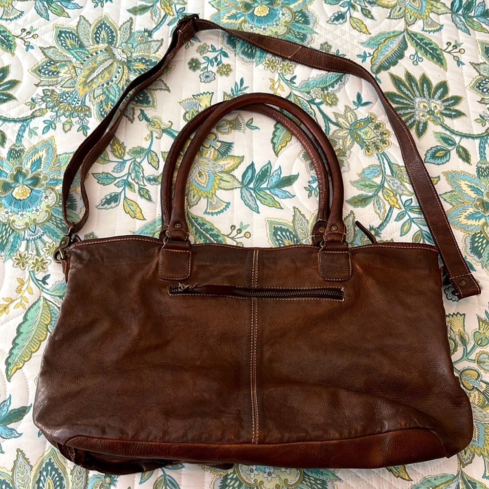 Amsterdam Heritage brown leather crossbody bag. - Picture 15 of 16